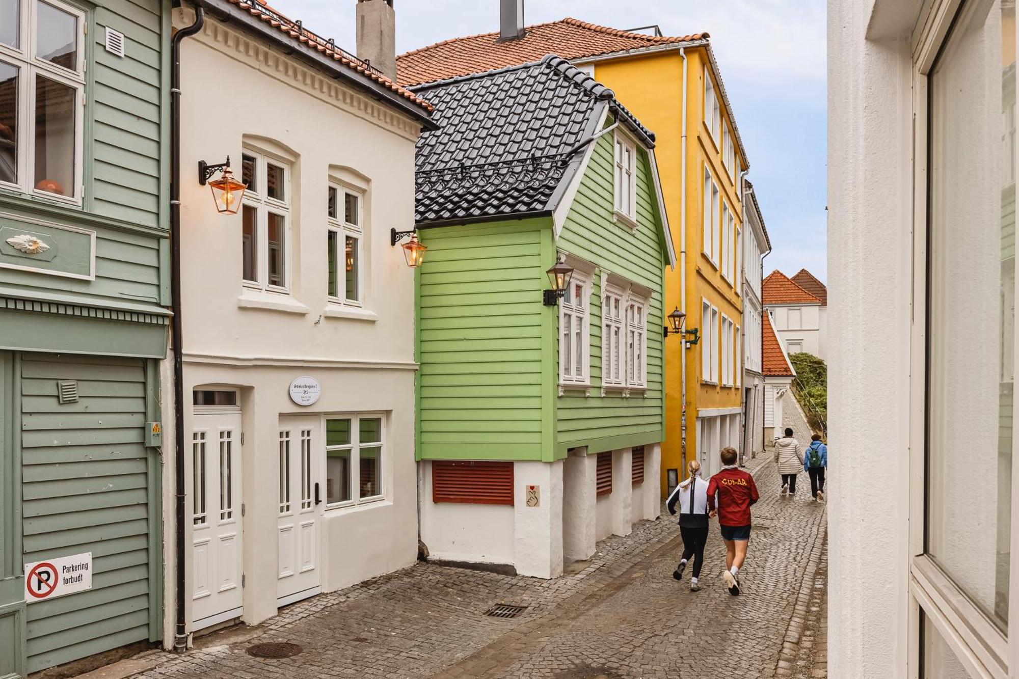 Bryggen // Floyen Apartments Bergen Exteriér fotografie